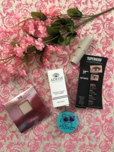 cosmetic items from my Ipsy May 2017 Summer Friday Glam Bag, neversaydiebeauty.com
