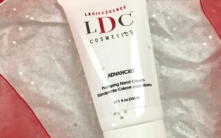 LDC Advanced Plumping Hand Cream travel size tube, neversaydiebeauty.com