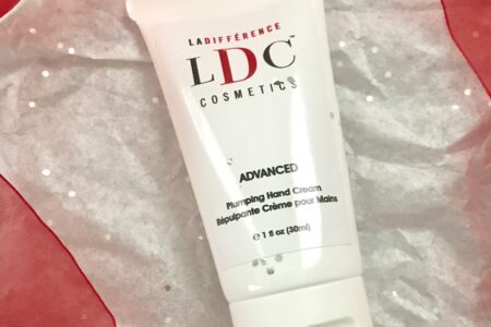 LDC Advanced Plumping Hand Cream travel size tube, neversaydiebeauty.com