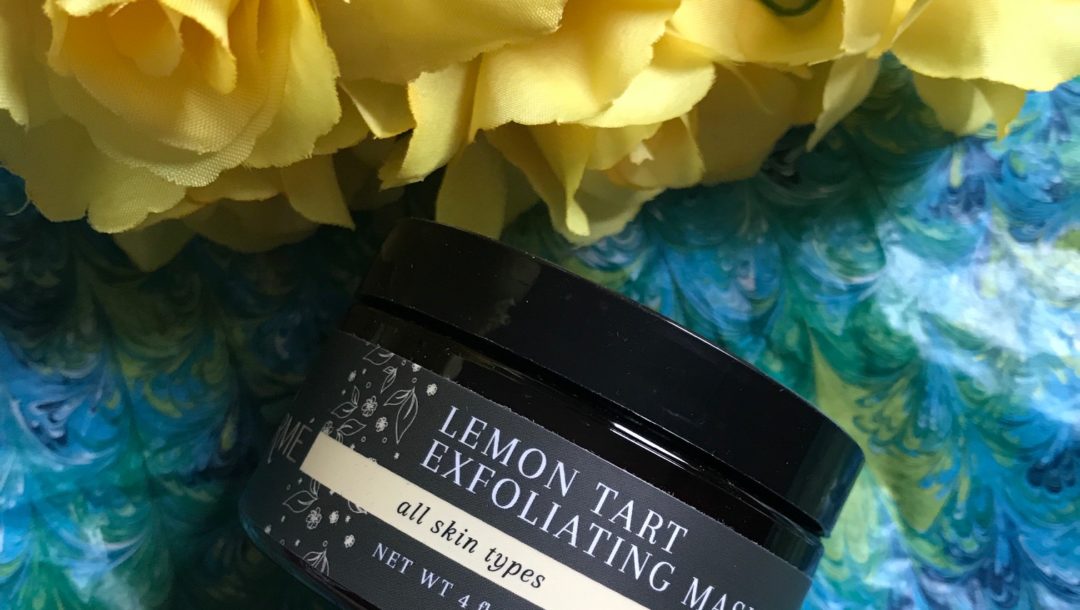 Laurme Lemon Tart Exfoliating Mask jar, neversaydiebeauty.com