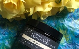 Laurme Lemon Tart Exfoliating Mask jar, neversaydiebeauty.com