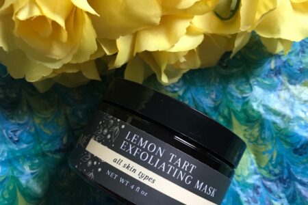 Laurme Lemon Tart Exfoliating Mask jar, neversaydiebeauty.com