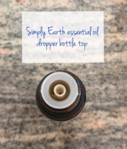 Simply Earth essential oil bottle with dropper top,neversaydiebeauty.com