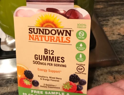 Sundown Naturals vitamin B12 dummies sample, neversaydiebeauty.com