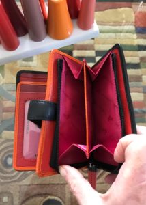 Visconti Pluto wallet zippered double chamber coin purse, neversaydiebeauty.com