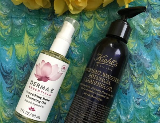 DERMA E Nourishing Rose Cleansing Oil & Kiehls Midnight Recovery Botanical Cleansing Oil, neversaydiebeauty.com