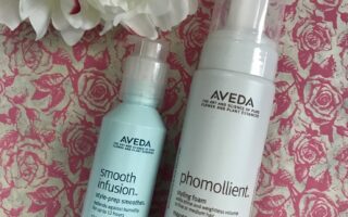 Aveda Smooth Illusion Style-Prep & Phomollient Styling Foam haircare products, neversaydiebeauty.com