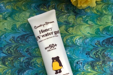 Country & Stream Honey UV Water Gel SPF 50 tube, neversaydiebeauty.com