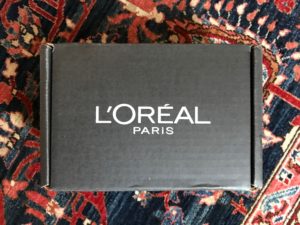L'Oreal box from Influenster, neversaydiebeauty.com