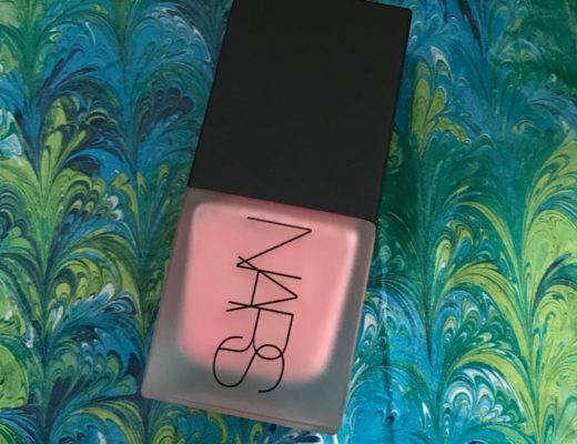 closeup of NARS Liquid Blush in shade Orgasm, neversaydiebeauty.com