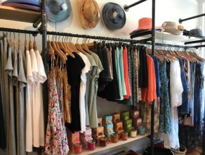 clothing, hats, and candles at Cuddlefish boutique in Manchester MA, neversaydiebeauty.com