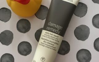 Aveda Damage Remedy Daily Hair Repair tube with rubber duckie, neversaydiebeauty.com