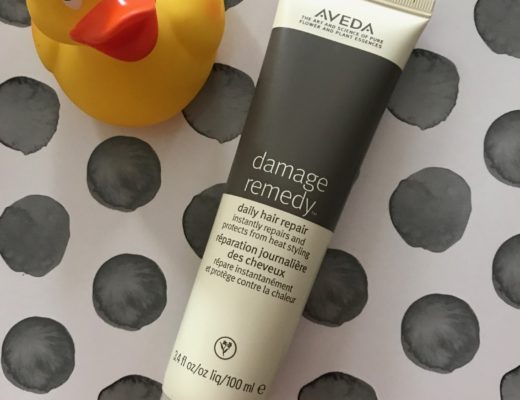 Aveda Damage Remedy Daily Hair Repair tube with rubber duckie, neversaydiebeauty.com