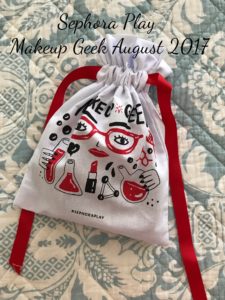Sephora Play bag, August 2017, Makeup Geek, neversaydiebeauty.com
