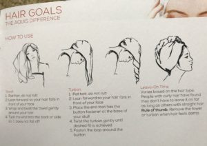 how to use Aquis hair turban after shampooing your hair, neversaydiebeauty.com