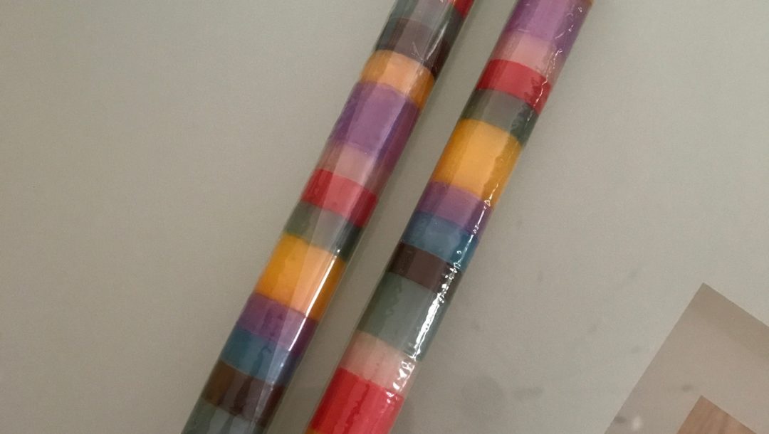 striped candlesticks from MFA Boston gift shop, neversaydiebeauty.com