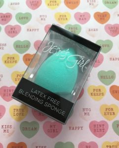 Jesse's Girl Latex Free Blending Sponge in its outer packaging, neversaydiebeauty.com