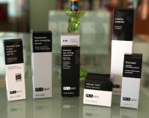PCA Skin skincare products in their outer packaging, neversaydiebeauty.com