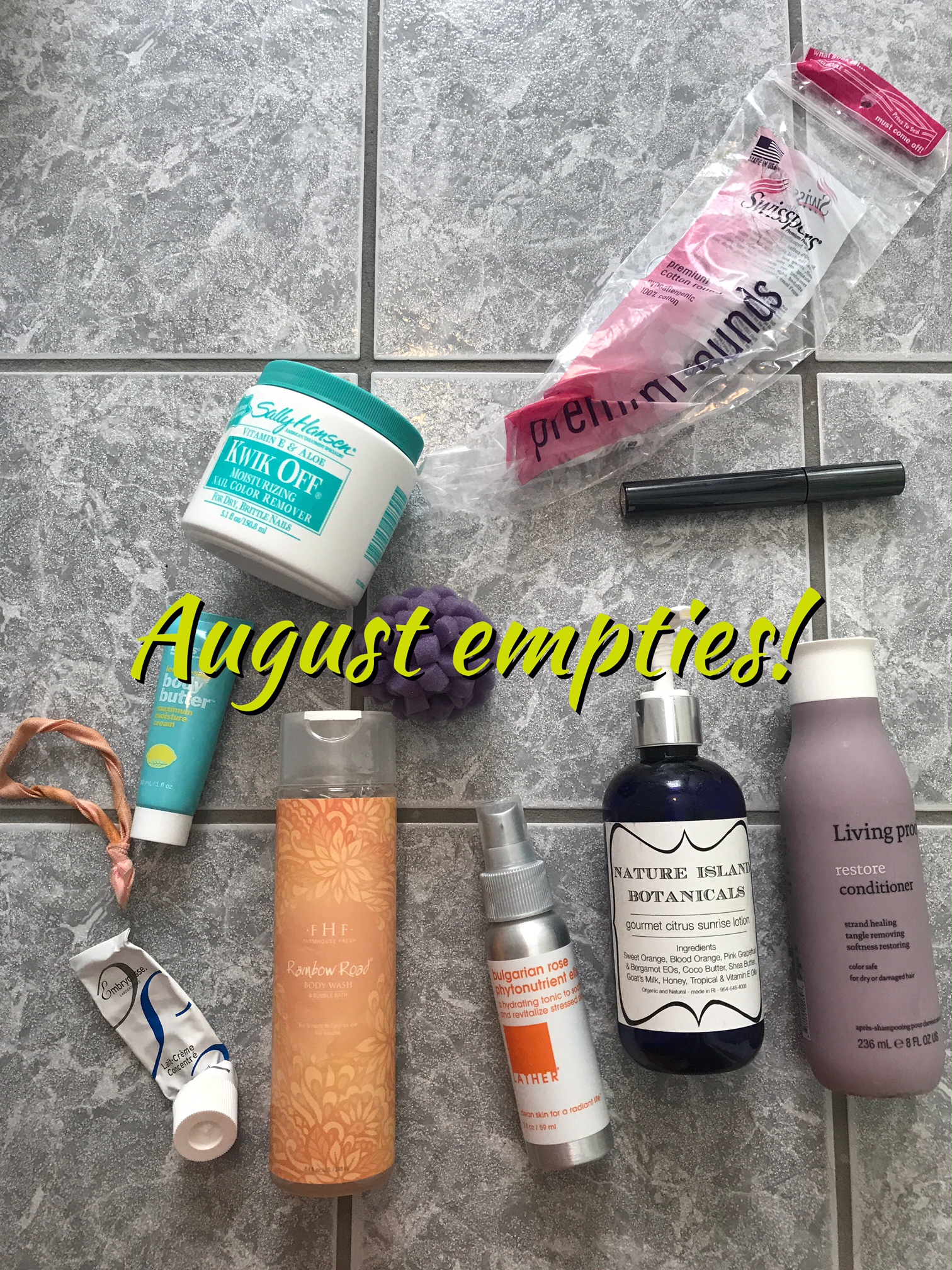 beauty empties for August 2017, neversaydiebeauty.com