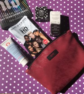 Ipsy makeup bag and contents, "Spellbound" for October 2017, neversaydiebeauty.com