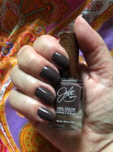Julie G Nail Color, Bohemian collection, Henna nails indoor light, neversaydiebeauty.com
