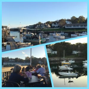 Perkins Cove Maine, view from Barnacle Billy's Restaurants, neversaydiebeauty.com