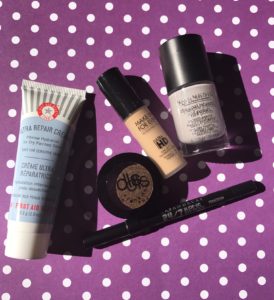 makeup, nail polish & skincare products I got in my Ipsy "Spellbound" bag October 2017, neversaydiebeauty.com