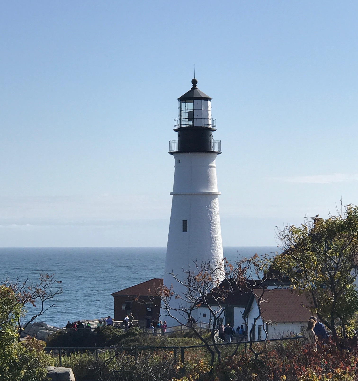 closeup Portland Head Lighthouse, neversaydiebeauty.com