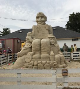 sand sculpture Topsfield Fair 2017, neversaydiebeauty.com