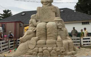 sand sculpture Topsfield Fair 2017, neversaydiebeauty.com