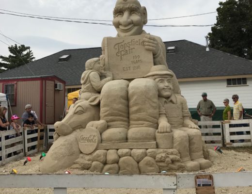 sand sculpture Topsfield Fair 2017, neversaydiebeauty.com