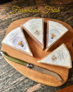 Farmhouse Fresh cheese-wedge-shaped milk-based soaps, neversaydiebeauty.com