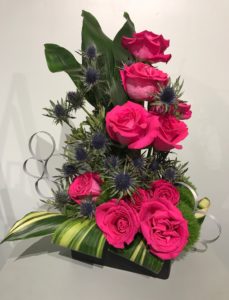 vertical rose display Topsfield Fair 2017, neversaydiebeauty.com