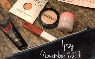 November 2017 Ipsy bag & contents, neversaydiebeauty.com