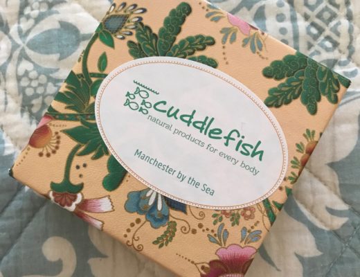 Cuddlefish label and box, neversaydiebeauty.com
