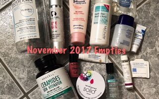 beauty empties for November 2017, neversaydiebeauty.com