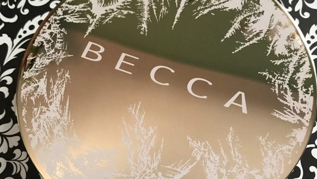 BECCA Apres Ski Eye Lights round shadow palette, closed with ice etched on top, neversaydiebeauty.com