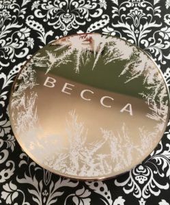 BECCA Apres Ski Eye Lights round shadow palette, closed with ice etched on top, neversaydiebeauty.com
