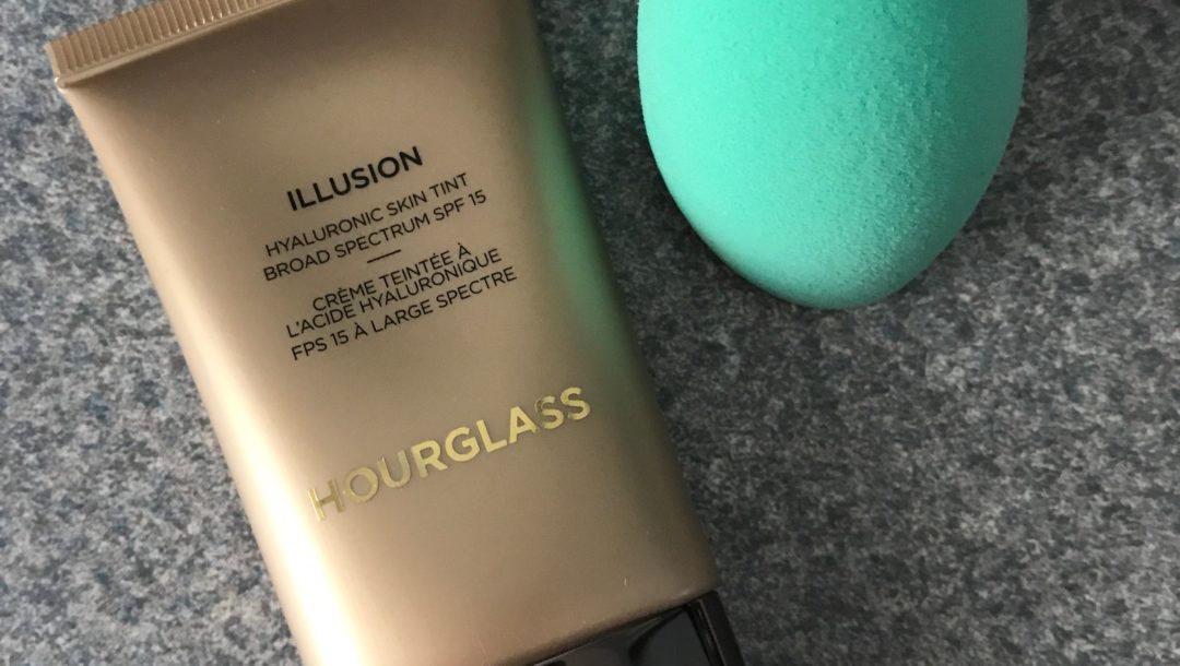 Hourglass Illusion Hyaluronic Skin Tint foundation in a plastic tube, neversaydiebeauty.com