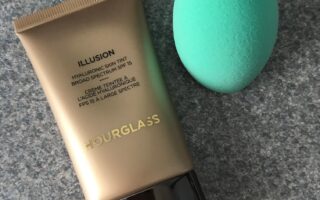 Hourglass Illusion Hyaluronic Skin Tint foundation in a plastic tube, neversaydiebeauty.com