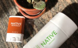 Native natural deodorant in travel and full sizes, neversaydiebeauty.com