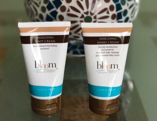 tubes of Bloom Shielding Foot and Hand Creams, neversaydiebeauty.com