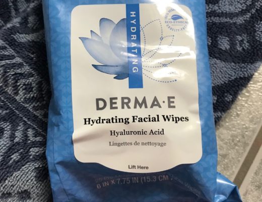 Derma E Hydrating Facial Wipes with hyaluronic acid, neversaydiebeauty.com