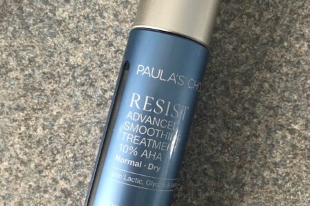 Paula's Choice RESIST Advanced Smoothing Treatment 10% AHA bottle, neversaydiebeauty.com