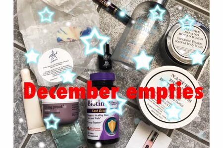 December 2017 beauty empties, neversaydiebeauty.com