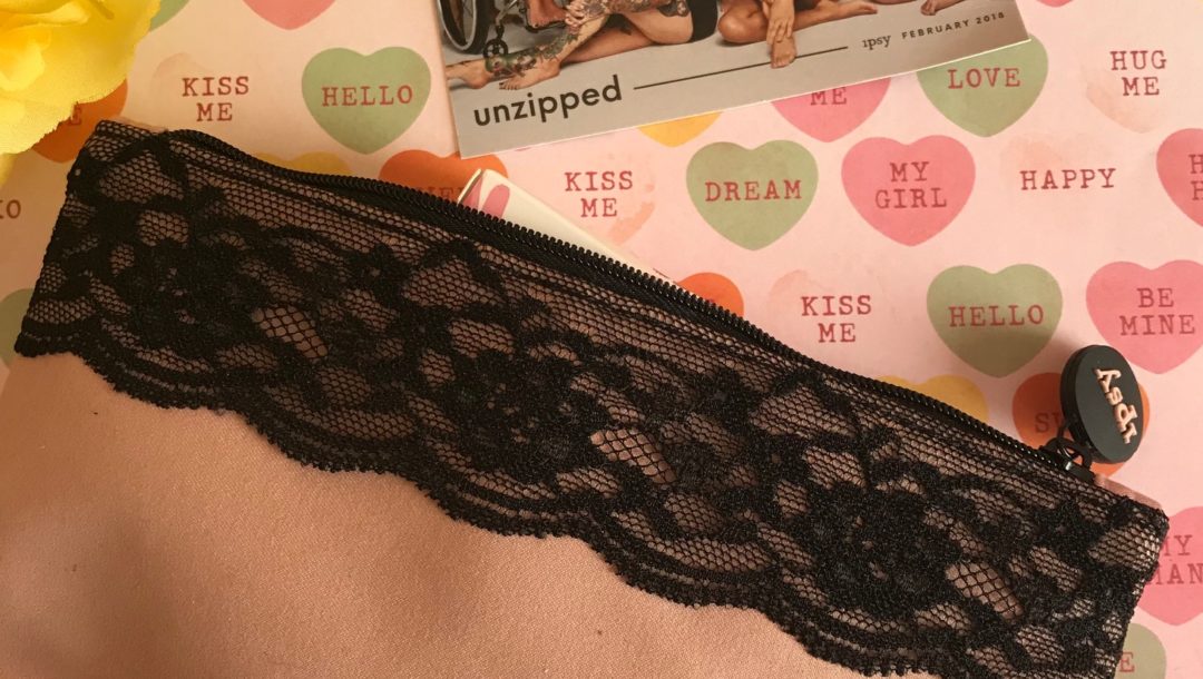 Ipsy "Unzipped bag & concept for February 2018, neversaydiebeauty.com
