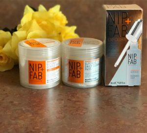 NIP+FAB Glycolic Fix trio of skincare products, neversaydiebeauty.com