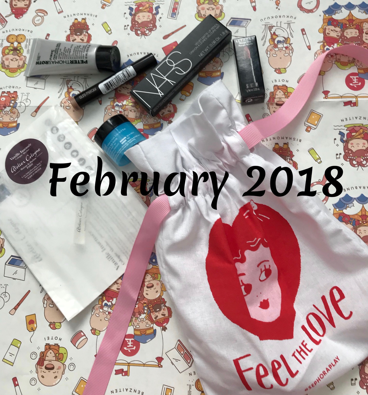 Sephora Play February 2018, neversaydiebeauty.com