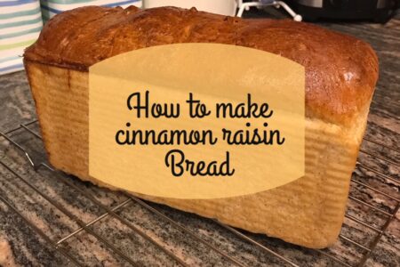 how to make cinnamon raisin bread, neversaydiebeauty.com