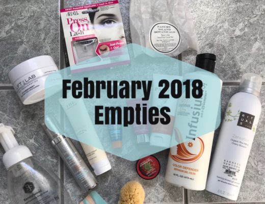 empties February 2018, neversaydiebeauty.com